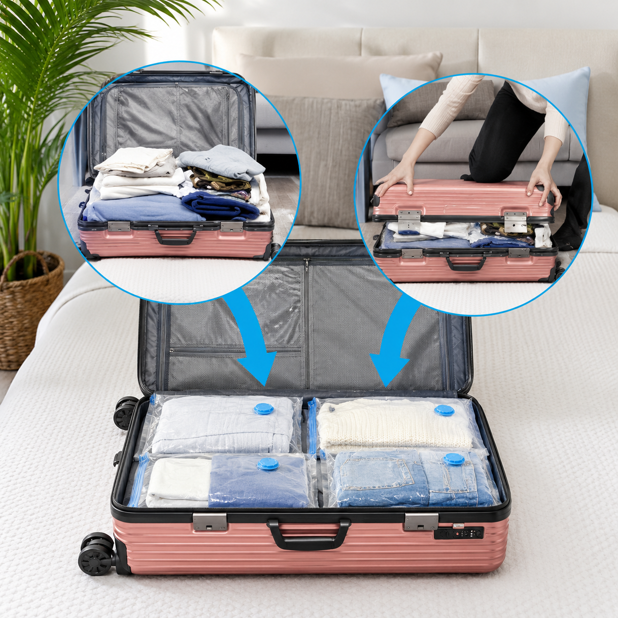 Vaciador de Aire con 4 Bolsas