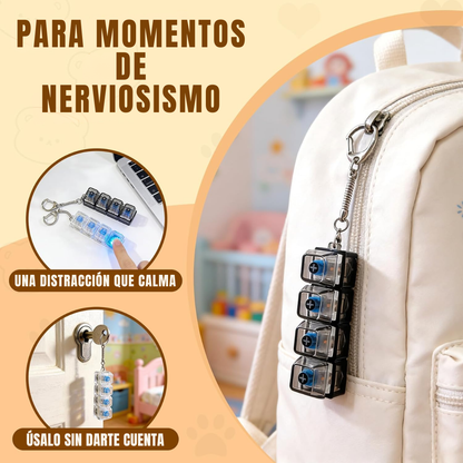 Llavero con Teclado Anti Estrés
