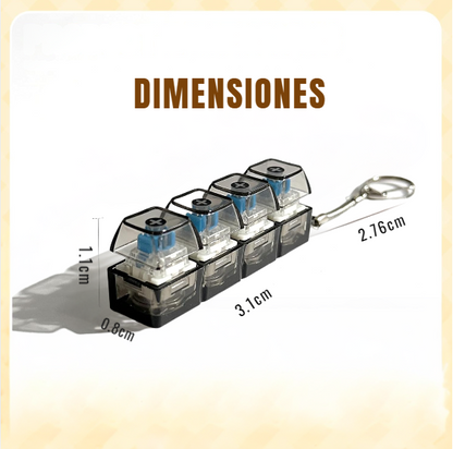 Llavero con Teclado Anti Estrés