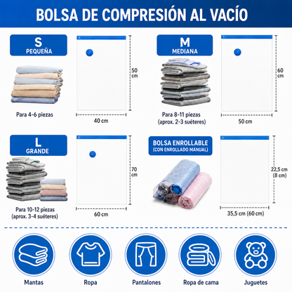 Vaciador de Aire con 4 Bolsas